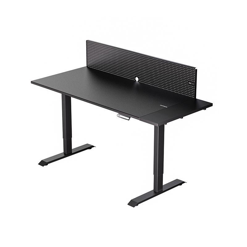 ゲーミングガラス電動昇降テーブル